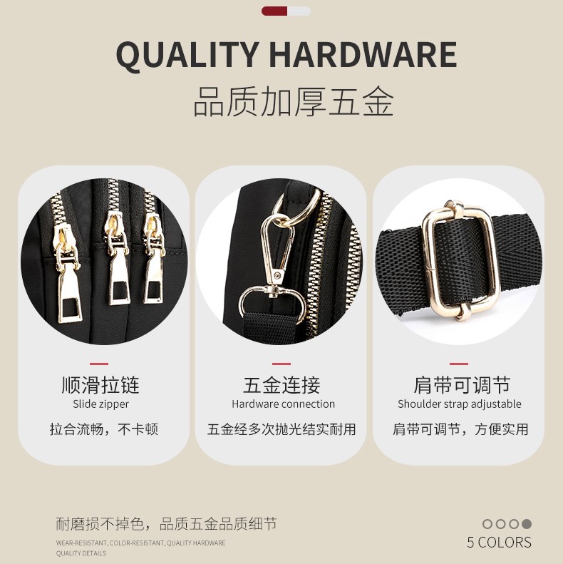 The new large-capacity dual-purpose single and double shoulder bag is a fashionable and elegant niche crossbody bag for women. It is simple, stylish and versatile details Picture