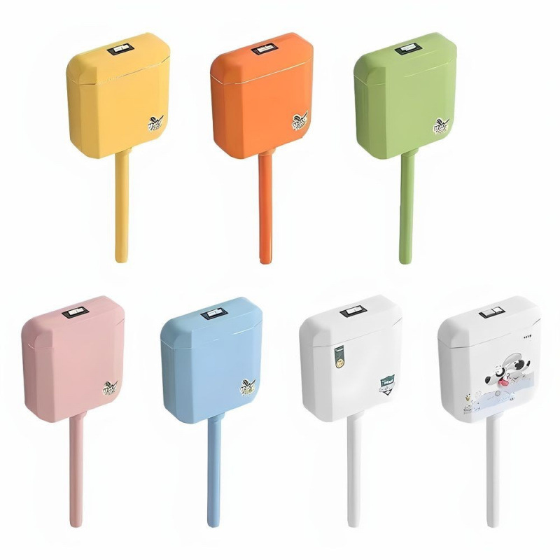 Kindergarten squat toilet water tank, children's colorful cartoon apple bear, Nusby penguin, sensor water pump, ceramic Item Picture