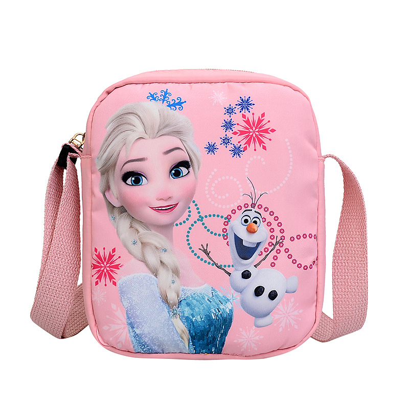 Frozen children's bags, cute princess crossbody bags, Aisha gifts, live wholesale, single-shoulder mobile phone bags Item Picture