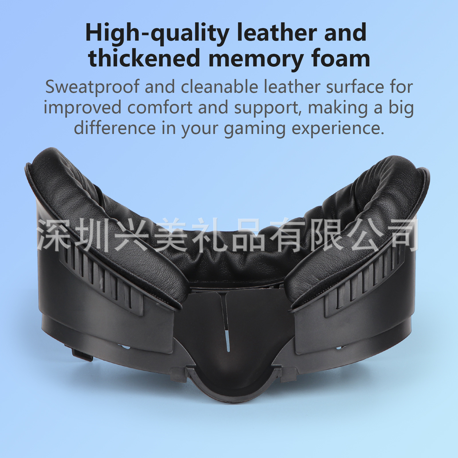The widened mask replacement stand for Meta Quest 3 can be worn with a silicone mask for a more skin-friendly look Application Scenario