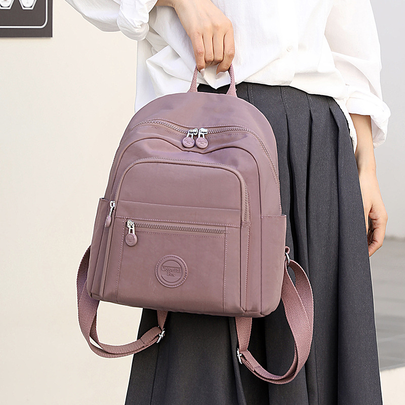 Colorful Fox's new women's backpack, large-capacity multi-layer water-resistant student schoolbag, and simple handbag Specification drawing