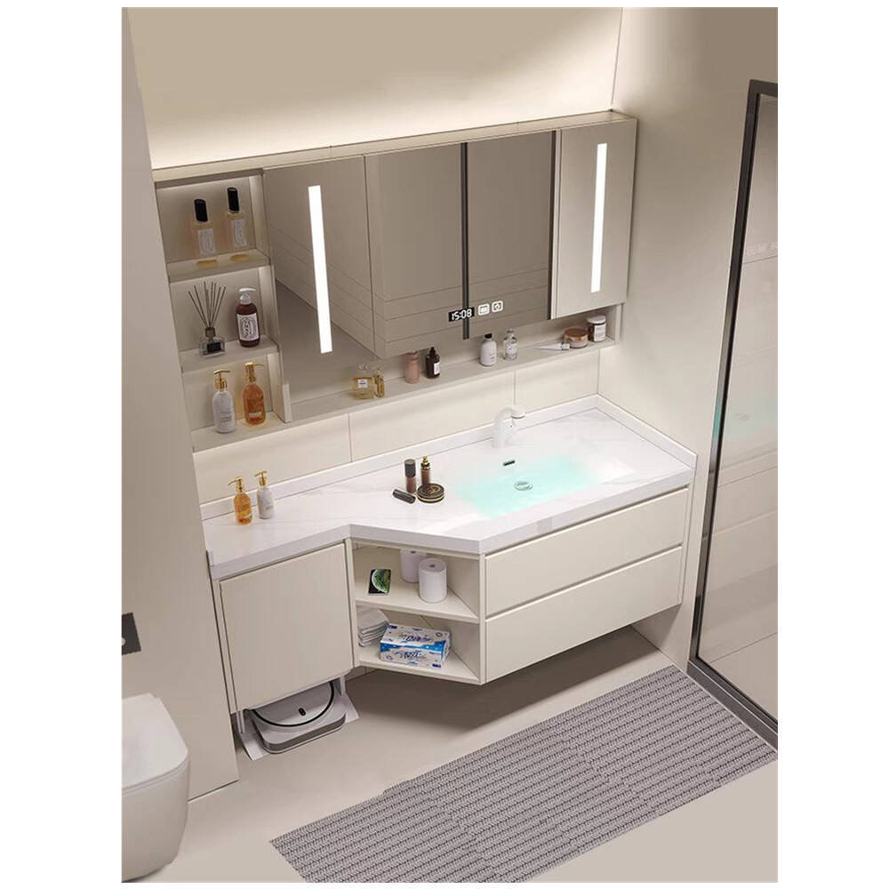 Processing of irregularly cut corner bathroom washbasins, rock plate ceramic washbasins, and beveled corner bathroom cabinets Specification drawing