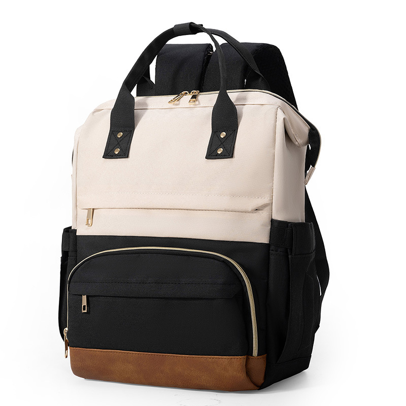 New large-capacity baby bag, multi-functional large-capacity waterproof mommy backpack, insulated bag full figure