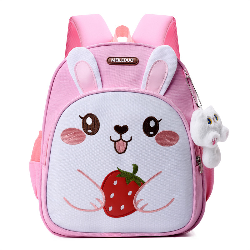 New boys' and girls' kindergarten schoolbag, engineering vehicle, children's anti-wandering and spine-protecting backpack, cute backpack Item Picture