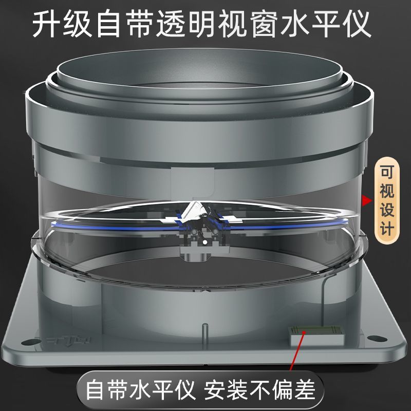 Rifeng kitchen check valve, universal range hood exhaust pipe smoke stop valve, kitchen smoke pipe check valve wholesale Item Picture