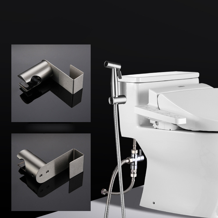 304 stainless steel American standard toilet booster spray gun, cross-border European standard toilet and feminine washer 7/8 flush water distributor set details Picture