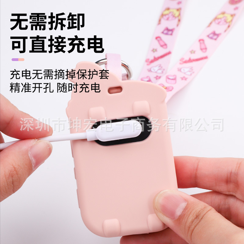 Applicable to Huawei Children's Smartwatch 5 Pendant 4pro Neck Strap 5 Vitality Edition Xinyao Edition Silicone case Neck strap Application Scenario