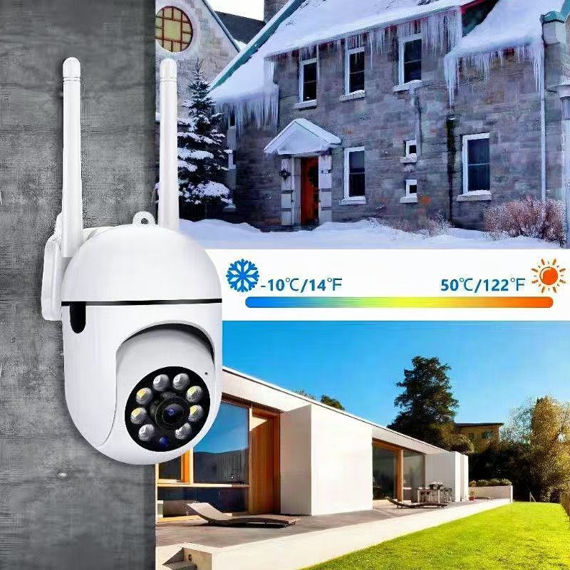 Home wireless camera, outdoor full-color smart indoor and outdoor monitoring, 360-degree WIFI ultra-high-definition cross-border bestseller details Picture