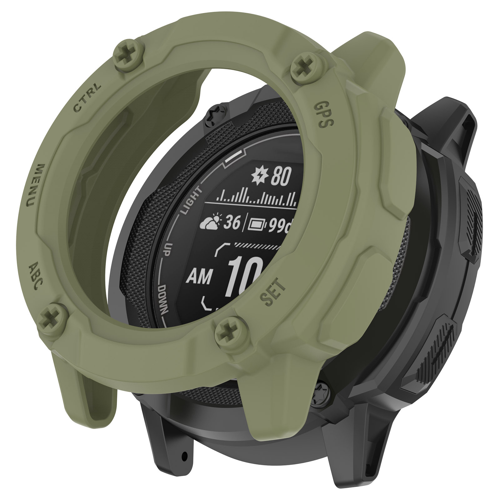 Suitable for Garmin instinct 2X protective case. Garmin Instinct 2X skeletonized armor watch case Application Scenario