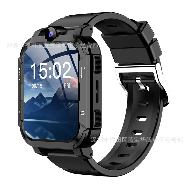 Foreign language children's smartwatch, Android wifi connection, 4G smart video, GPS camera, waterproof, multi-functional for foreign trade Specification drawing