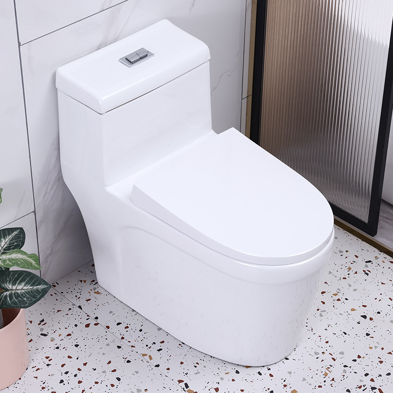 A new type of large-diameter adult toilet with a super vortex siphon ceramic water-saving, odor-proof and water-saving design for rental housing Specification drawing