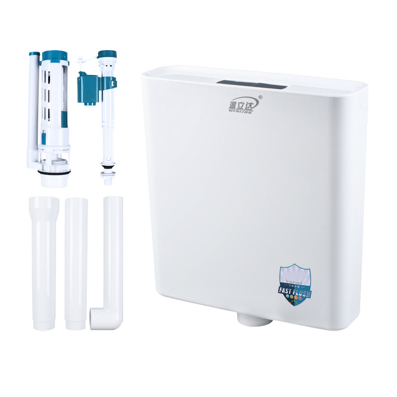 The manufacturer supplies toilet squat toilets, wall-mounted water tanks, engineering models, thickened and small-sized flushing tanks for bathrooms Item Picture