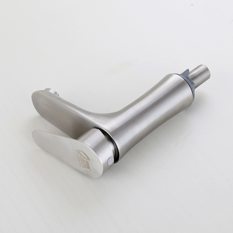 Wholesale 304 stainless steel washbasin, single-cooling faucet, household and hotel washbasin faucet, washbasin faucet Application Scenario