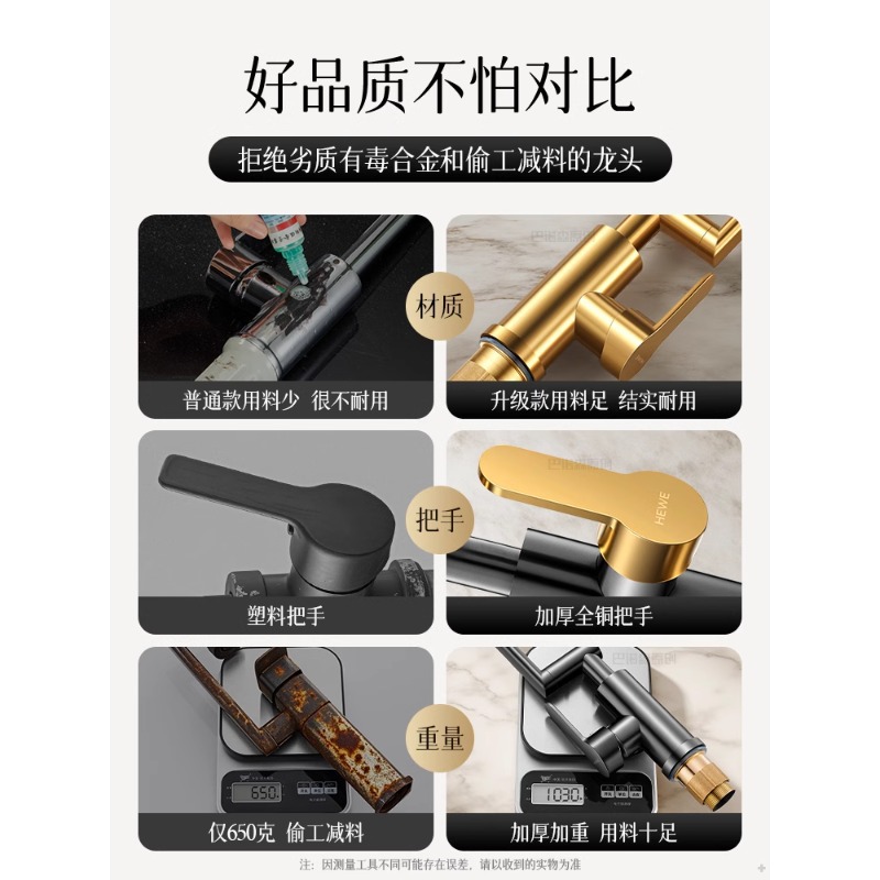 Universal all-copper washbasin faucet, hot and cold dual-purpose bathroom, bathroom cabinet, washbasin, sink, washbasin, surface basin, countertop basin details Picture