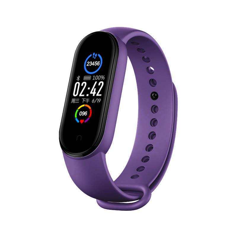 M5 Smart Bracelet Heart Rate Sports Waterproof Cross-border Bestseller New Sports Bracelet Gift Direct Sale details Picture