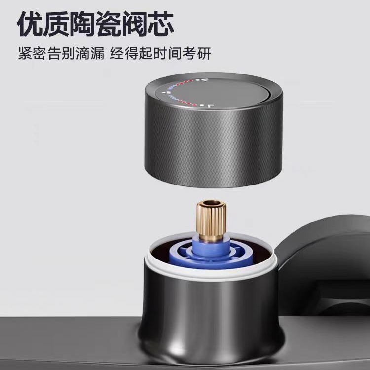 Mixing valve, sprinkler, faucet, three-in-one cross-border cold and hot bath, bathtub, water heater, bathroom, mixed shower details Picture