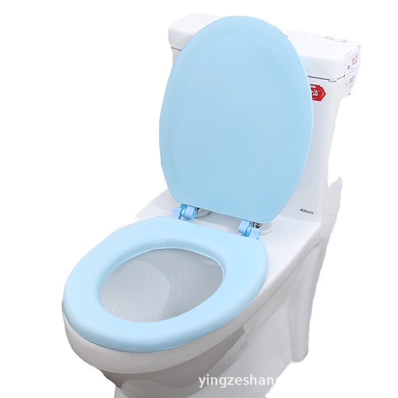Foamed soft toilet seat cover, thickened EVA toilet seat cover, toilet accessories, U-shaped and V-shaped old-fashioned foam cover plate Item Picture