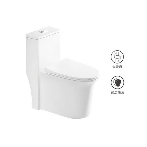 Toilet seat, large flushing force, siphon, large pipe, anti-odor, water-saving, quiet, small-sized apartment, super whirlpool egg-shaped hotel project Application Scenario