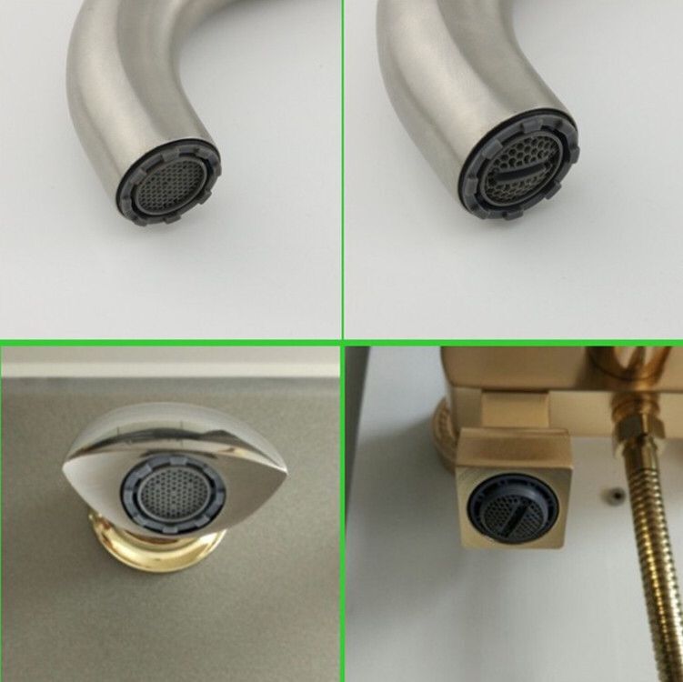 Kitchen faucet built-in anti-splash bubble accessory, built-in filter screen, water outlet core, Amazon ebay Specification drawing