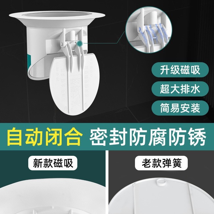 Bathroom squat toilet odor prevention and clogging device, blocking toilet holes, blocking sewer, squat toilet bowl odor removal and deodorization magic tool Specification drawing