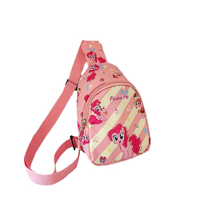 Wholesale of 2024 new children's bags, ins Korean cartoon chest bags, lightweight and fashionable travel crossbody backpacks for boys and girls Item Picture