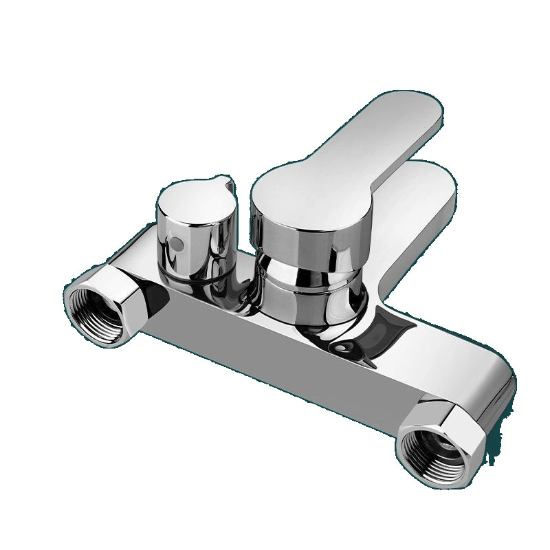 Pressurized shower head set, bathroom shower faucet, bath fine copper mixing valve, three-in-one cold and hot water bathtub Item Picture