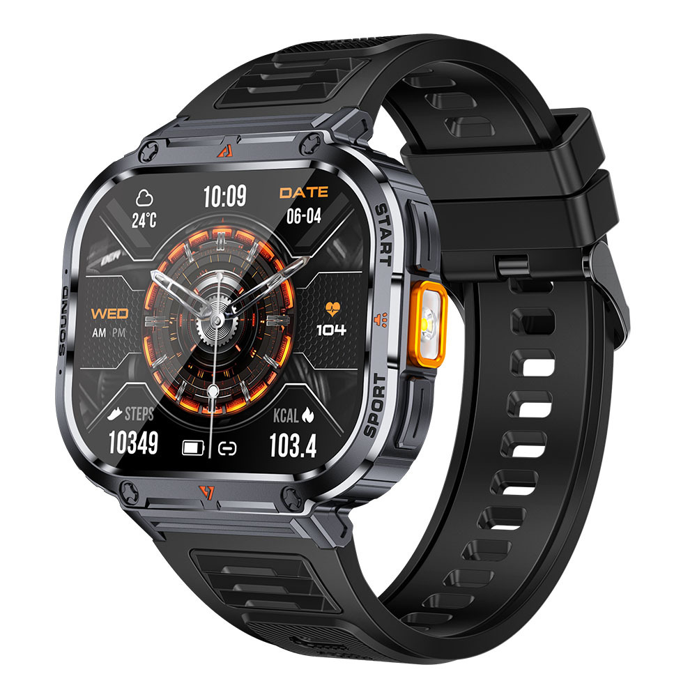Cross-border NX23 Smartwatch Bluetooth call Flashlight Encoder Heart Rate Blood Pressure Heart rate Health Sports watch Application Scenario