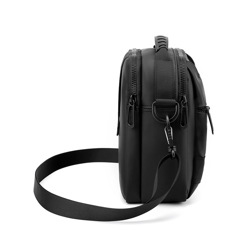 Wepower's new minimalist men's small bag, a trendy crossbody bag that can be worn with a belt, a shoulder bag, and a hand-held shoulder bag Specification drawing