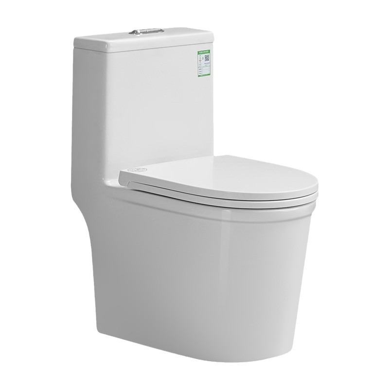 Small apartment bathroom, home ceramic water-saving silent siphonic large pipe toilet, super cool seat toilet Item Picture