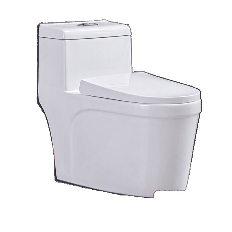 Water-saving household toilet, toilet seat, bathroom ceramic silent siphonic cool water pump, small-sized apartment direct flush toilet Item Picture
