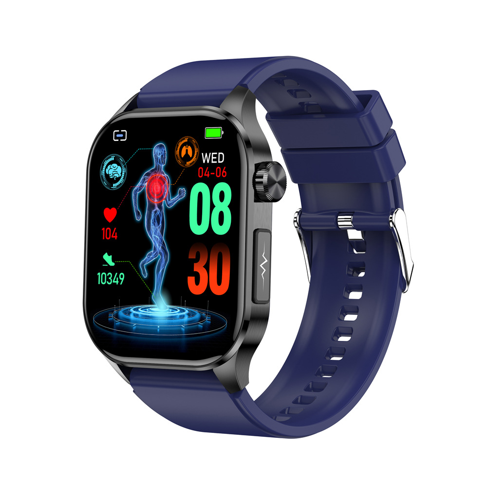 ET580 smartwatch Bluetooth call, ECG, electrocardiogram, blood sugar, heart rate and body temperature monitoring, AI medical diagnosis bracelet Application Scenario
