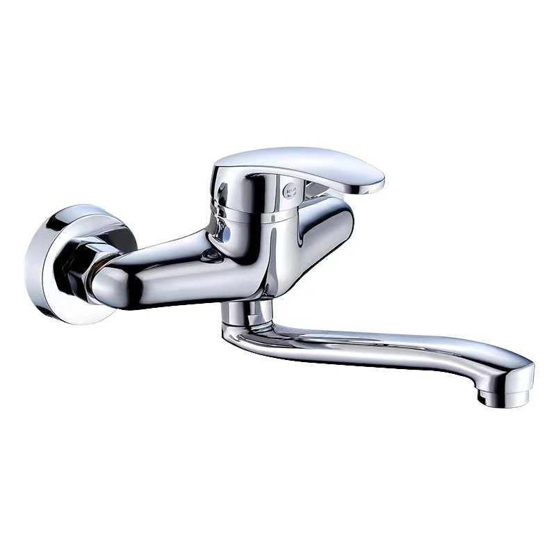 Zinc alloy Joden kitchen concealed two-in-one swing hot and cold water faucet sink sink sink concealed mixed faucet full figure