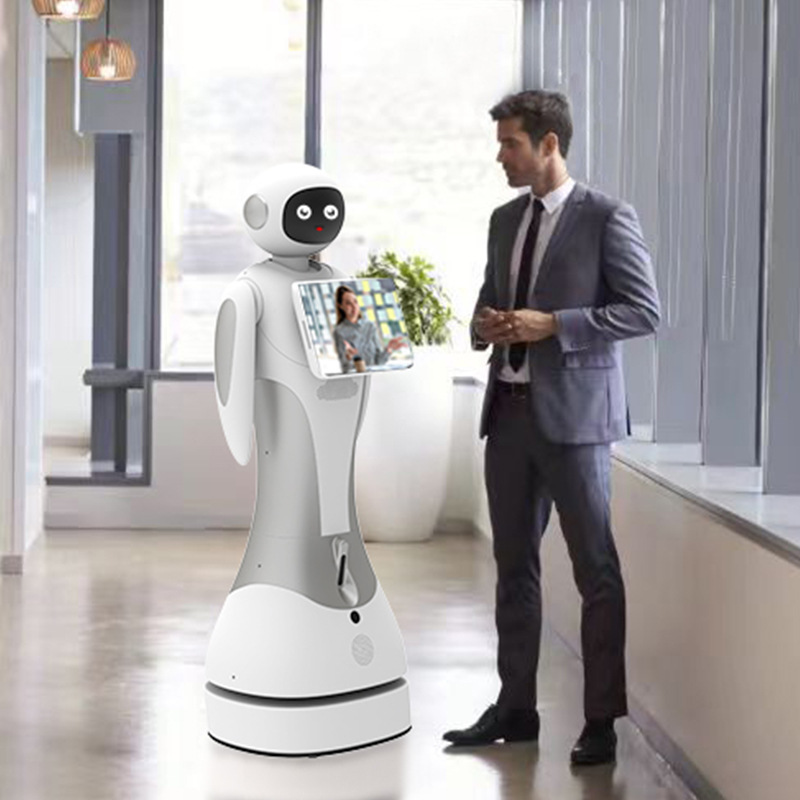 Large-scale welcoming and reception robot museum exhibition hall service hall consultation, explanation, voice dialogue, facial recognition Specification drawing