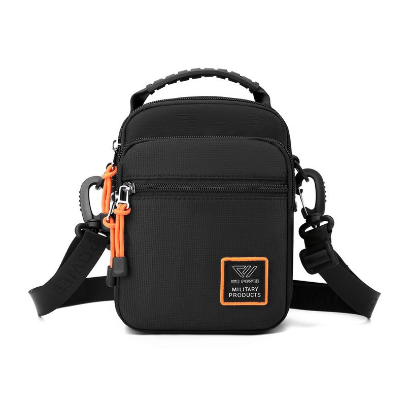 New men's single-shoulder bag, outdoor casual crossbody bag, multi-functional travel belt hanging bag, sports water-resistant small bag Item Picture