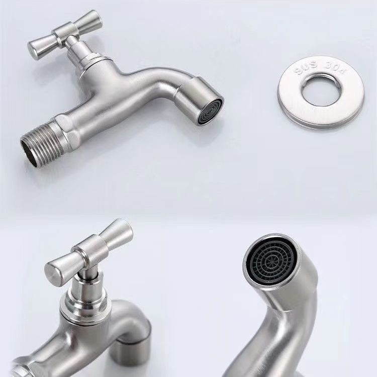 Stainless steel slow-boiling faucet, anti-freezing and frost-resistant, outdoor balcony, outdoor tap water, washing machine, mop sink faucet details Picture