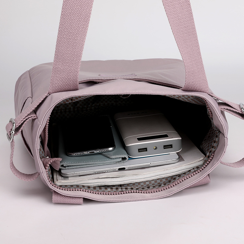 New women's bags, fashionable and casual student handbags, tutorial backpacks, large-capacity nylon shoulder bags, tote bags Application Scenario