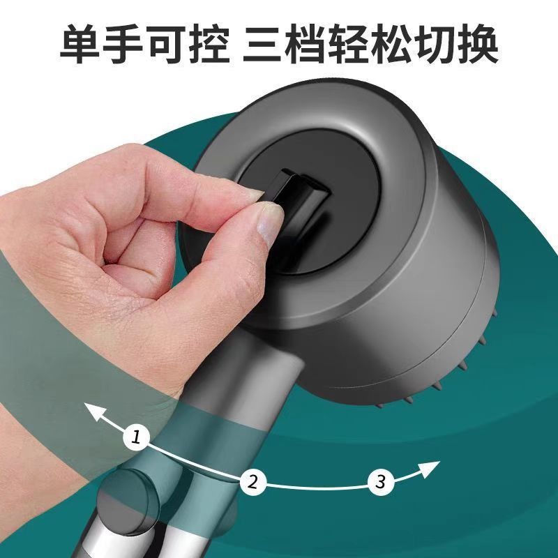 Cross-border wear spray powerful pressurized showerhead, bathroom shower filter, shower head spray, hand-held spray details Picture