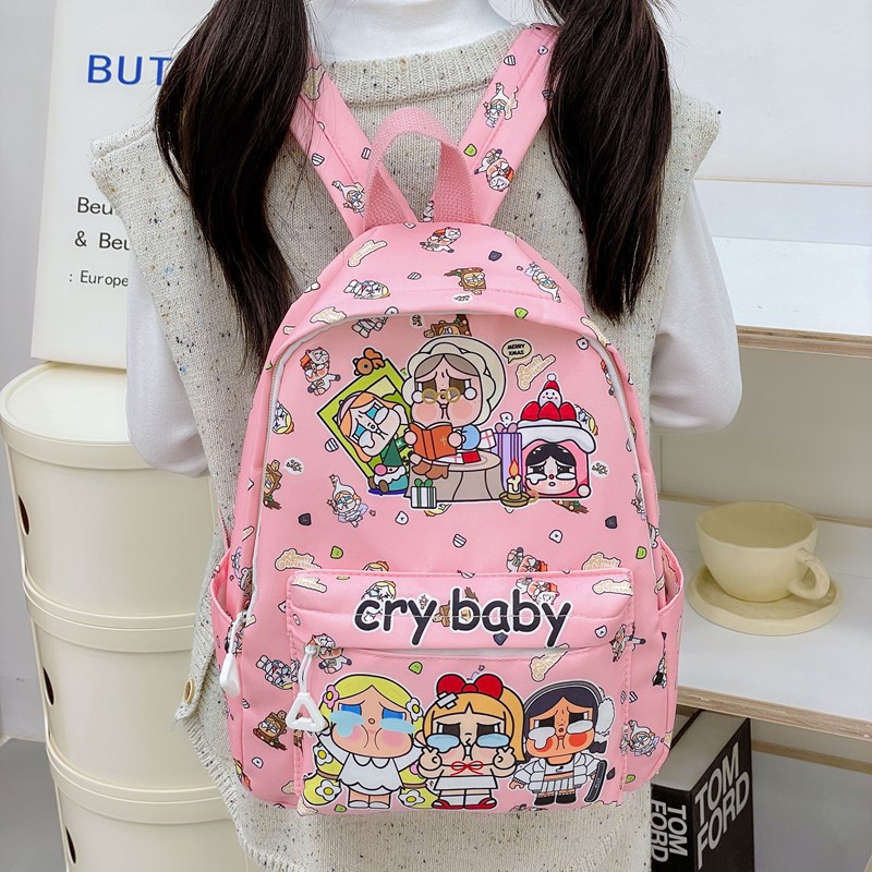 New cartoon-patterned kindergarten small class children's schoolbag for boys and girls aged 4-6, casual and lightweight backpack full figure