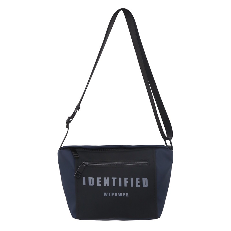 Wepower trendy messenger bag, male and female student crossbody bag, street personality single-shoulder bag, fashionable and functional small bag Item Picture