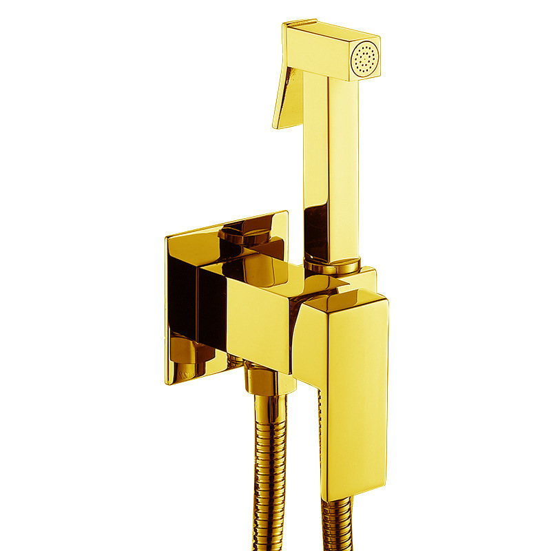 Toilet spray gun, faucet concealed installation, bidet spray gun, cold and hot adjustable toilet companion, bathroom pressurized spray gun details Picture