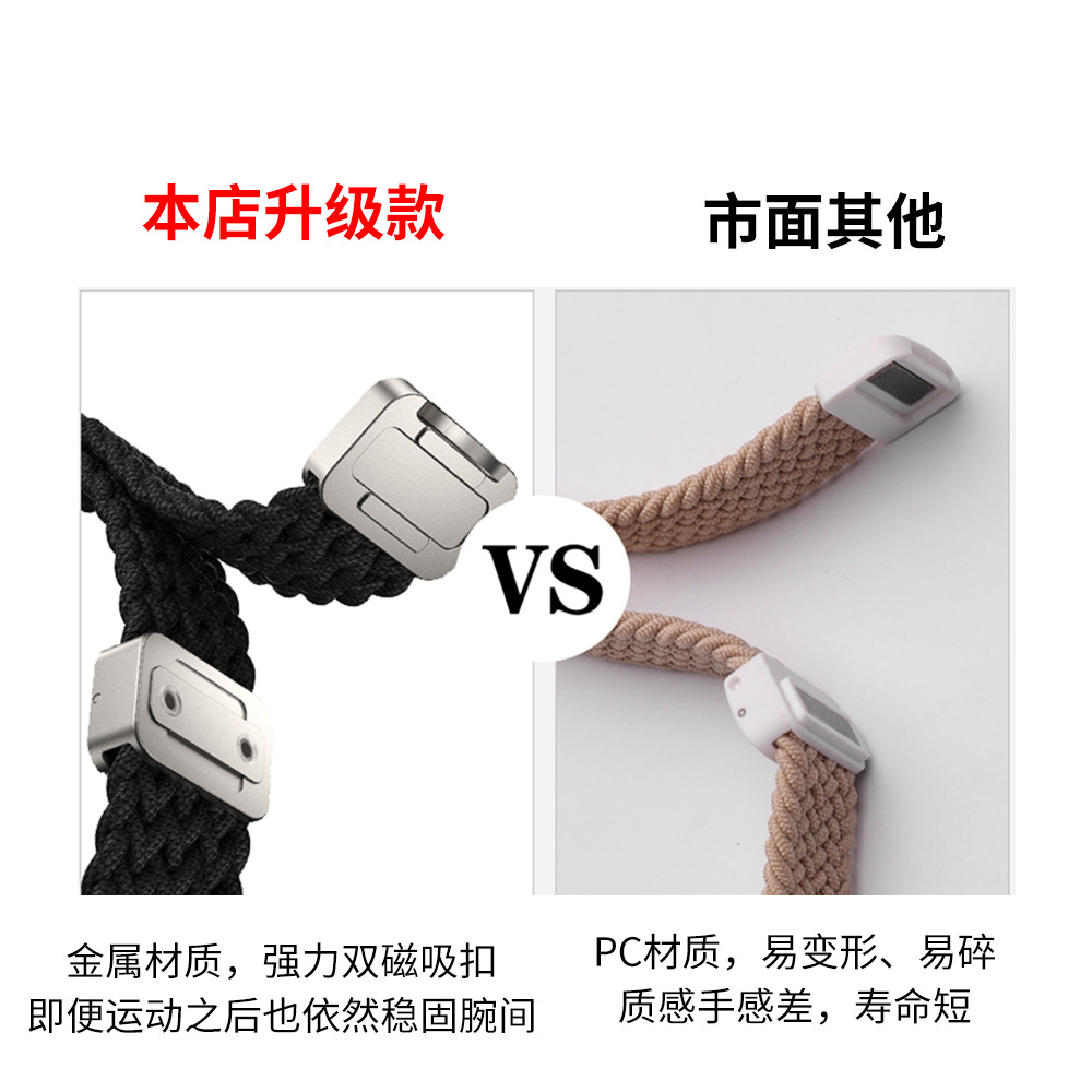 Woven nylon magnetic clasp metal iwatch strap s9 is suitable for applewatch s8 new se Application Scenario