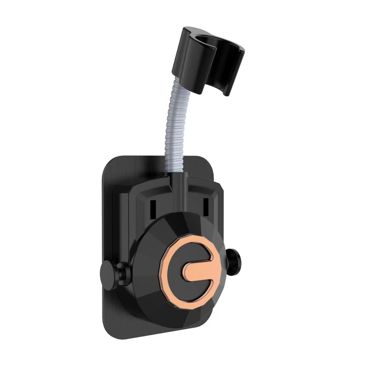 Showerhead bracket self-adhesive fixator bracket adjustable no-drilling wonder hook base attached to showerhead bathroom showerhead Item Picture