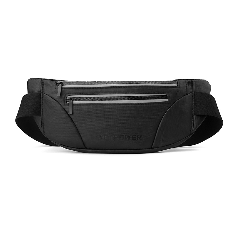 WEPOWER's new casual outdoor waist bag, sports phone, running bag, fitness, waterproof pu waist bag for both men and women Item Picture