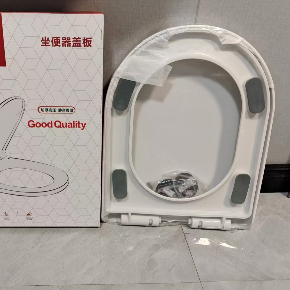 Toilet seat cover, toilet seat cover, toilet slow-down seat cover, toilet seat seat Application Scenario