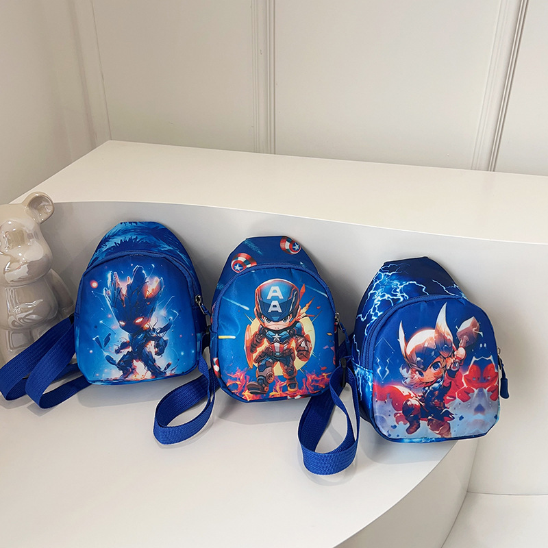 Wholesale children's small bags, cartoon puppies, boys' cool chest bags and waist bags, infants and babies, girls' crossbody bags, trendy details Picture
