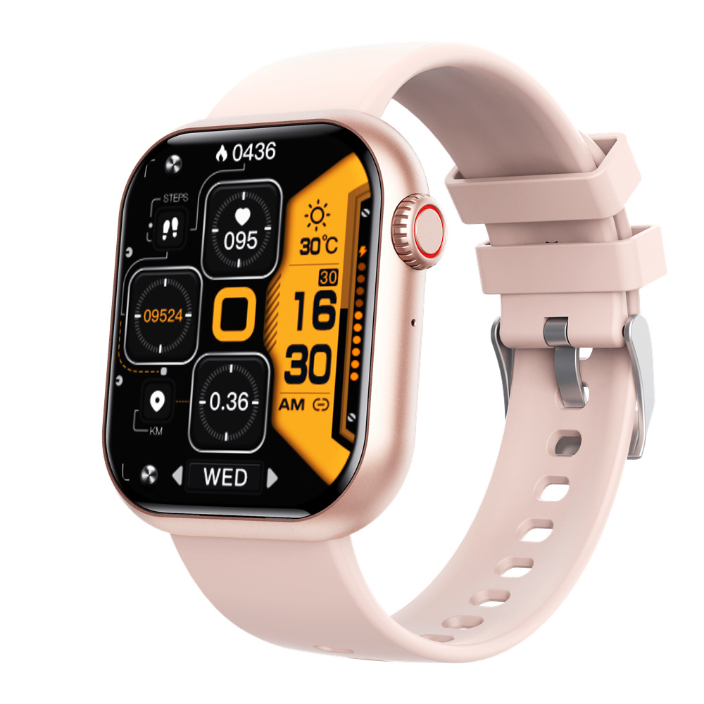 The new F57 sports watch features heart rate, sleep monitoring, Bluetooth call, voice assistant and smart bracelet full figure
