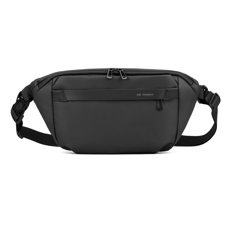 WEPOWER's new men's crossbody bag, large-capacity, lightweight men's bag, waist bag, sporty and casual chest bag, single-shoulder bag Item Picture