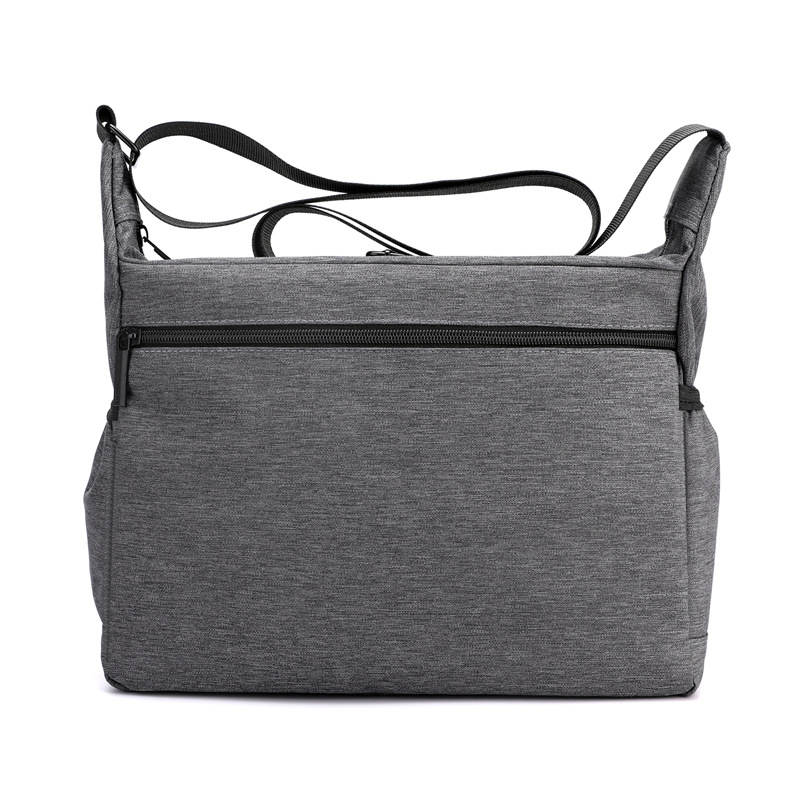 Crossbody single-shoulder bag, crossbody backpack, casual Oxford fabric, large-capacity business shoulder bag, multi-layer cashier street stall bag, men's bag Item Picture