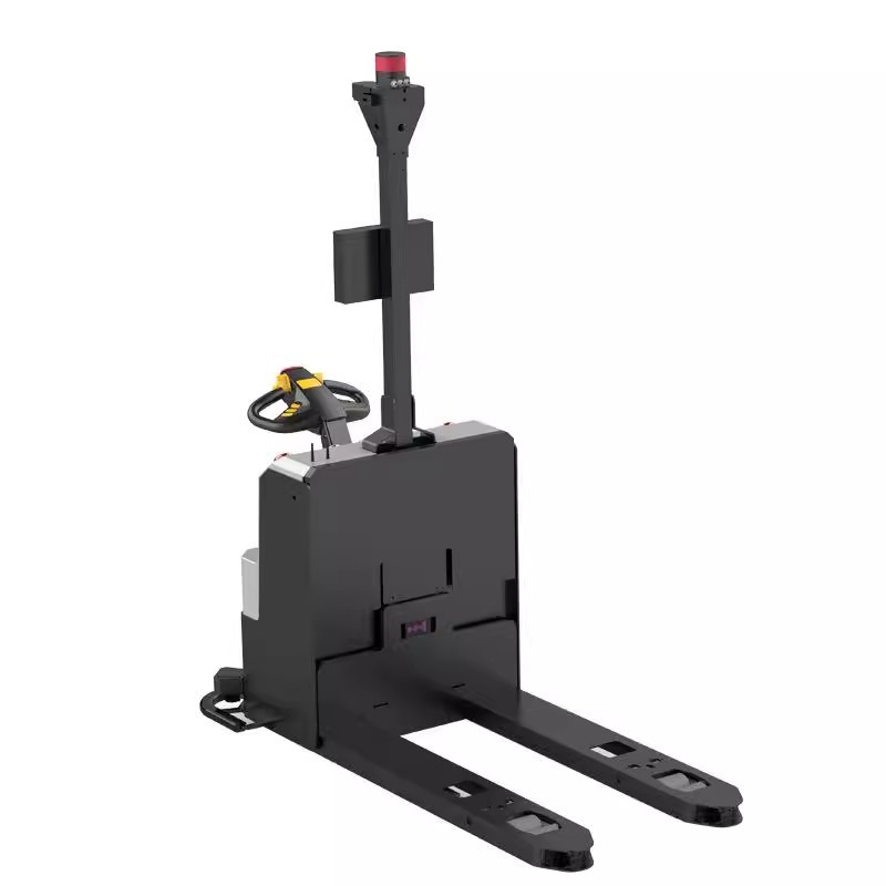 2-ton fully automatic electric hydraulic lifting stacker for industrial handling, large cargo handling electric forklift details Picture
