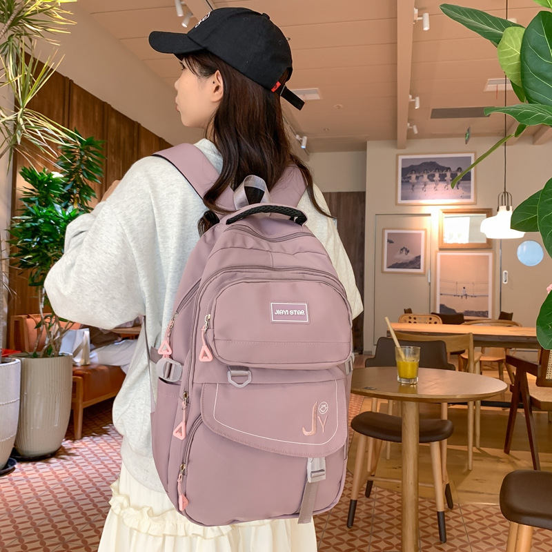 This backpack is versatile for girls, has a large capacity, is cute for junior high school and senior high school students, and is a lightweight backpack for sixth graders in primary school Specification drawing